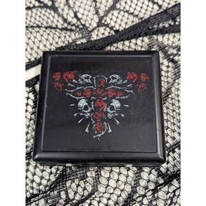 💎2/25 Short Cigarette Case Goth Emo Skulls